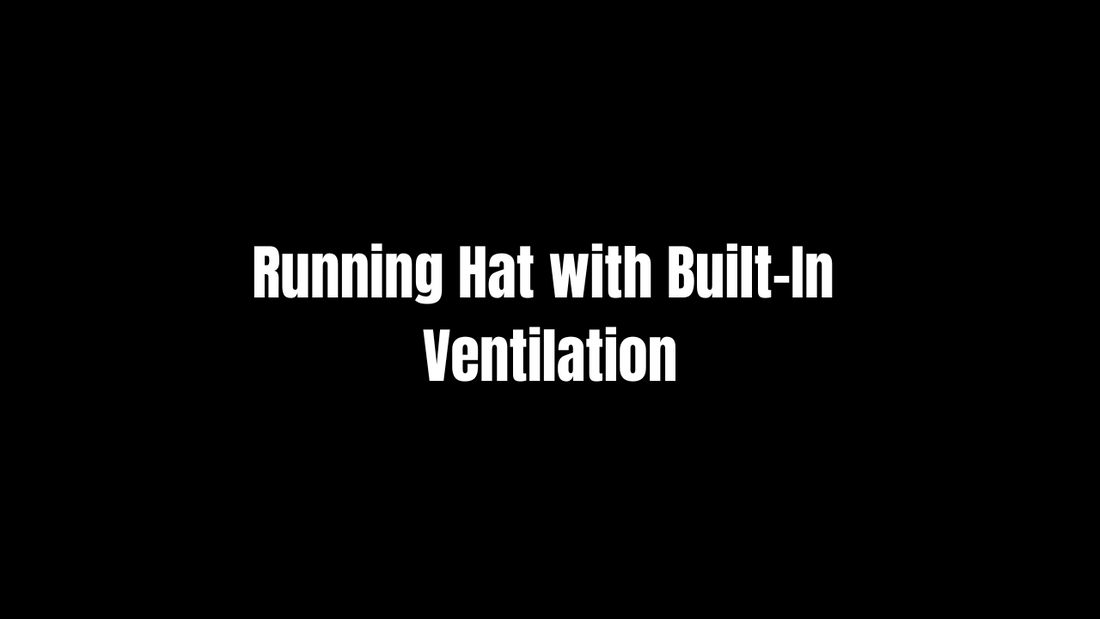 Running Hat with Built-In Ventilation