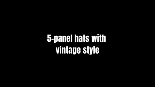 5-Panel Hats with Vintage Style